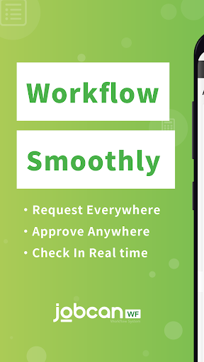 Jobcan Workflow ekran görüntüsü