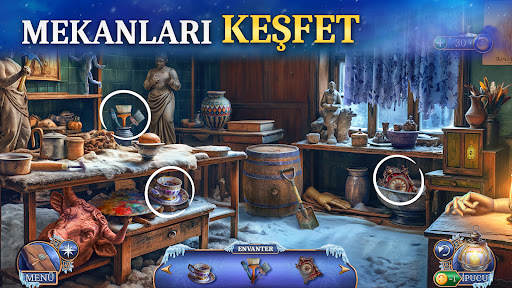 Icebound Sırları: Dedektif ekran görüntüsü