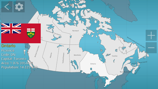 Canada Map Quiz ekran görüntüsü