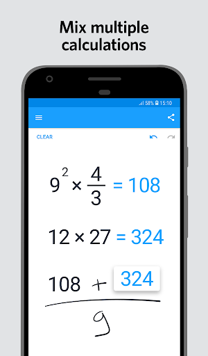 MyScript Calculator 2 ekran görüntüsü