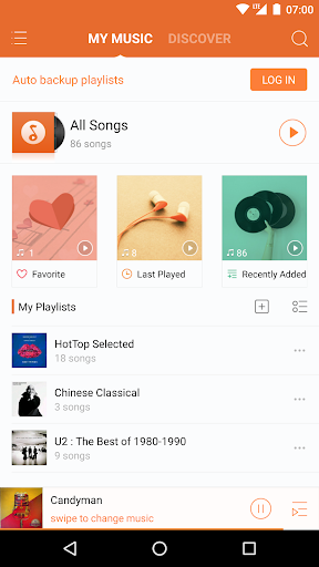 Music Player - just LISTENit ekran görüntüsü