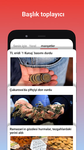 Yerel Haberler - Manşetler ekran görüntüsü