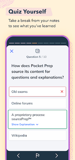 Pocket Prep Nursing School ekran görüntüsü