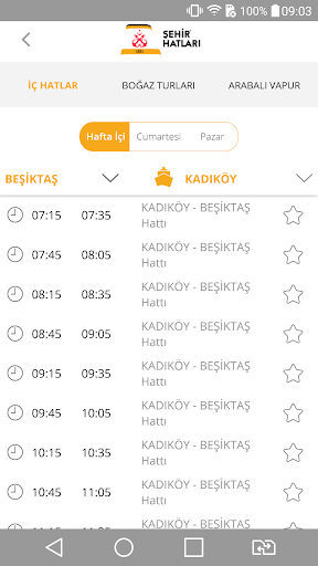 Şehir Hatları ekran görüntüsü