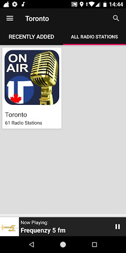 Toronto Radio Stations, Canada ekran görüntüsü