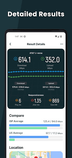 Speed Test Internet SpeedSmart ekran görüntüsü