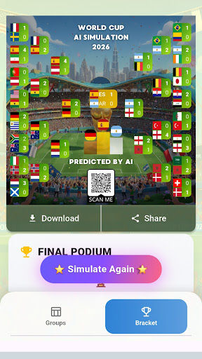 World Cup AI Simulator 2026 ekran görüntüsü