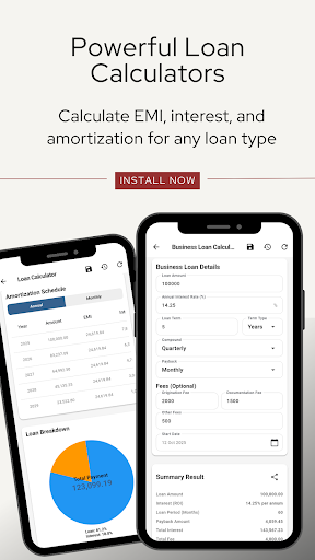 Financial Calculators ekran görüntüsü