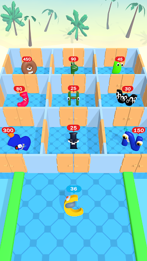 Merge alphabet run - Maze room ekran görüntüsü