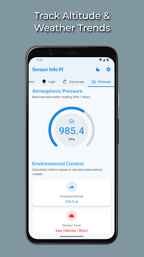 Sensor Info PI: Hardware Test ekran görüntüsü