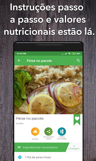 Todas as receitas em Português ekran görüntüsü