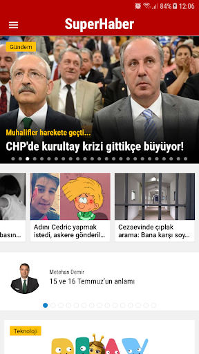 SuperHaber ekran görüntüsü