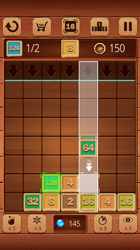 Merge Numbers : Wooden edition ekran görüntüsü