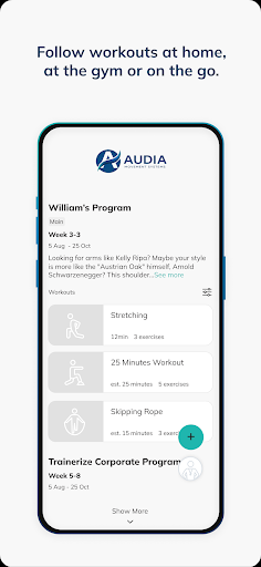 Audia Movement Systems ekran görüntüsü