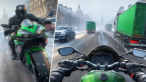 Real Motorcycle Challenge ekran görüntüsü