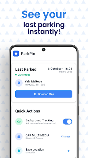 ParkPin - Park Yerini Hatırla ekran görüntüsü