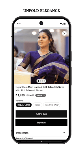 Unique Threads Sarees ekran görüntüsü