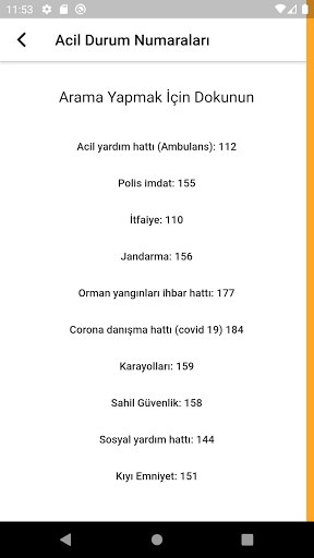 Buradayım! Deprem düdüğü ekran görüntüsü