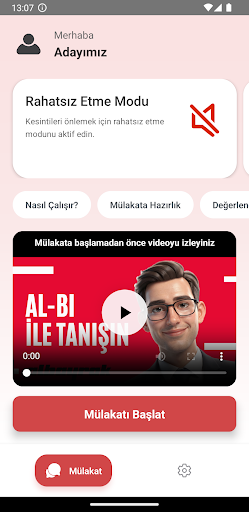 Albayrak Mülakat ekran görüntüsü