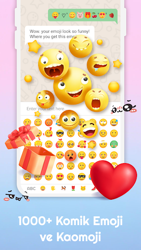 Emoji Klavye: Temaları & GIFs ekran görüntüsü