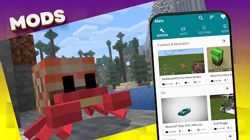 Mods, maps skins for Minecraft ekran görüntüsü