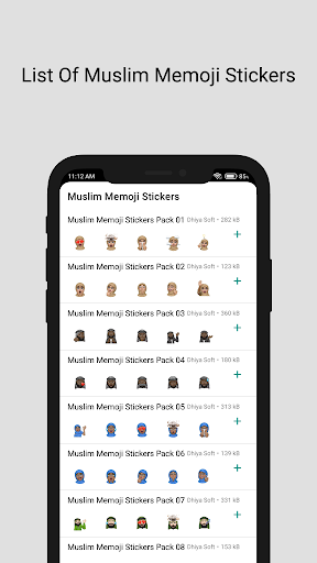 Muslim Memoji Stickers ekran görüntüsü