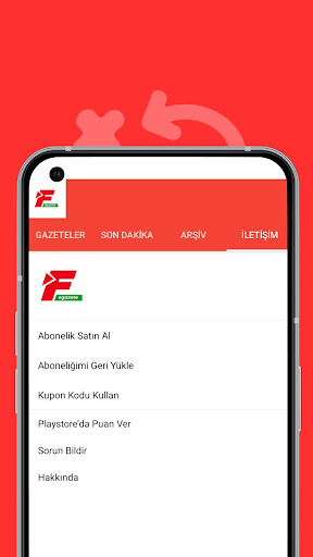 Fanatik eGazete ekran görüntüsü