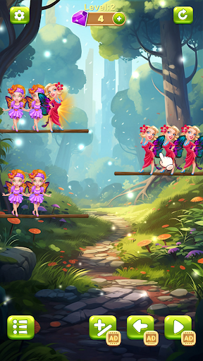 Sort princesses-fairy game ekran görüntüsü