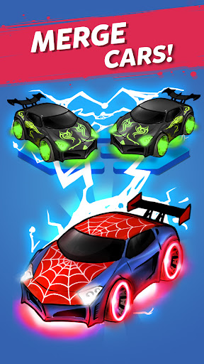 Merge Neon Car: Idle Car Merge ekran görüntüsü