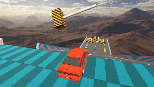 Car Crash Stunt ramp: Spusk 3D ekran görüntüsü