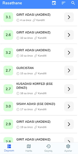 Rasathane ekran görüntüsü