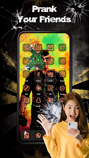 Prank Screen, Broken Wallpaper ekran görüntüsü