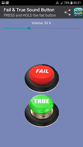Fail & True Sound Button ekran görüntüsü