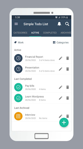 Simple Todo List - Task List m ekran görüntüsü