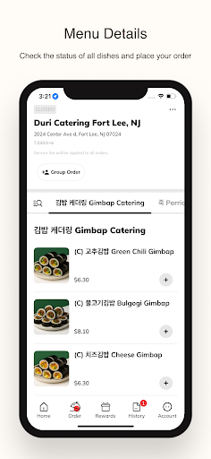 Duri Catering ekran görüntüsü