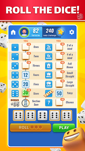 Yatzy: Dice Game Online ekran görüntüsü