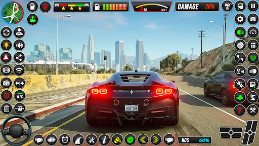 Open World Sim Car Driving 3D ekran görüntüsü