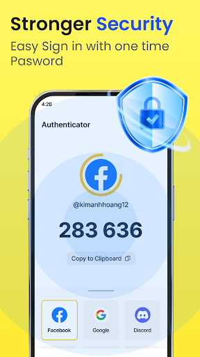 Authenticator for All Accounts ekran görüntüsü