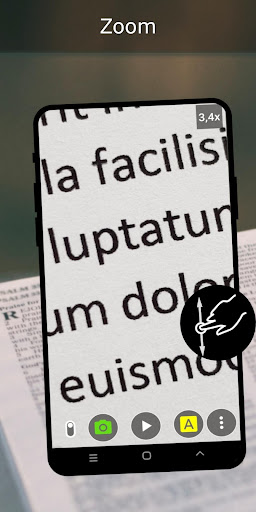 weZoom Magnifying Glass ekran görüntüsü