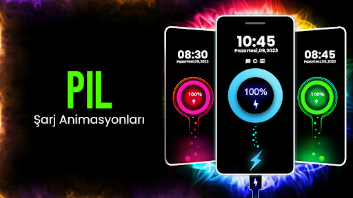 pil şarj animasyonu temalar ekran görüntüsü