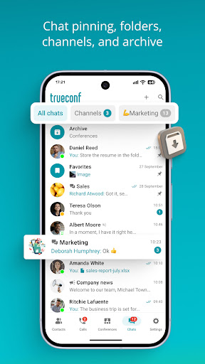 TrueConf Görüntülü Araması ekran görüntüsü