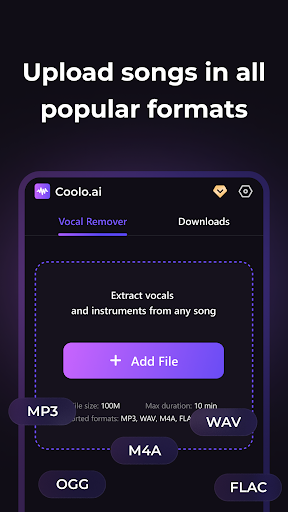Vocal Remover & Karaoke: Coolo ekran görüntüsü