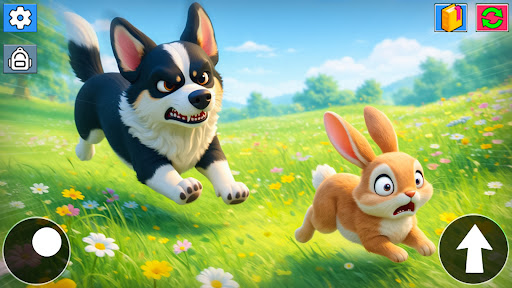 Rabbit Escape Dog Chase Game ekran görüntüsü