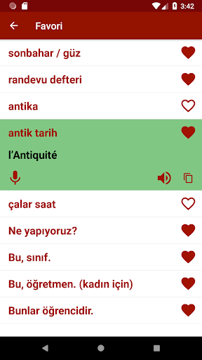 Fransızca öğren ekran görüntüsü