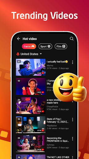 Video oynatıcı - wTuber ekran görüntüsü