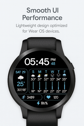 Minimal Weather WatchFace ekran görüntüsü
