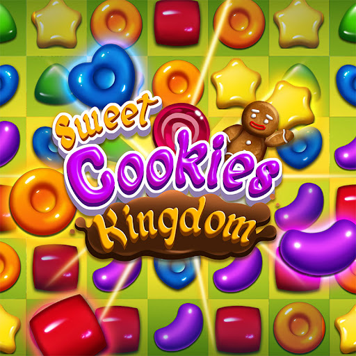 Sweet Cookies Kingdom_Match 3 ekran görüntüsü