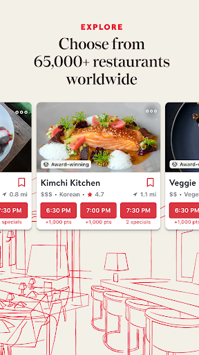 OpenTable ekran görüntüsü