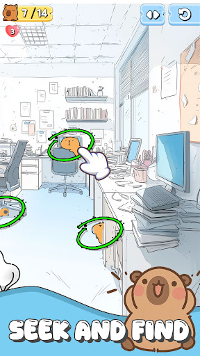 Capybara FIND! ekran görüntüsü