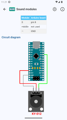 Arduino Modules ekran görüntüsü